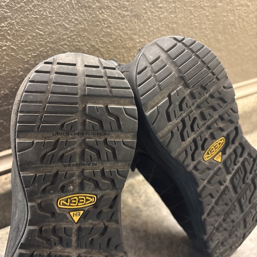 Keen MET MT EH Boots Black Work Boot Men's Size 8.5W ASTM F2413-18 F3445-21 - Picture 9 of 13